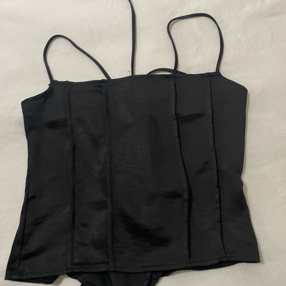 Motel Rocks Tie Back - Black - Urban Outfitters - Size S